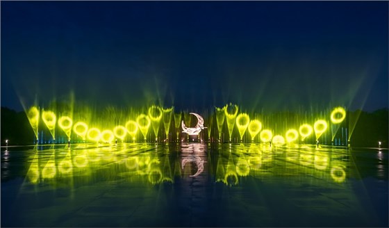 鼎立慧聯(lián)應(yīng)用-長(zhǎng)春凈月潭水景燈光秀項(xiàng)目