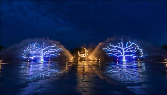 景區燈光秀設計效果-信達電通