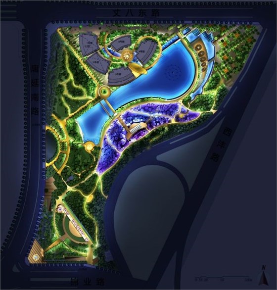 旅游景區的燈光設計，夜空中最亮的星01