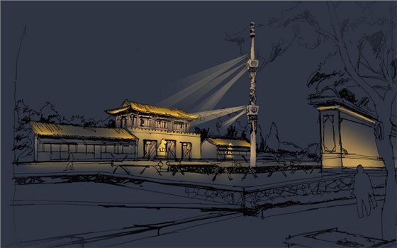 古建筑亮化設計 