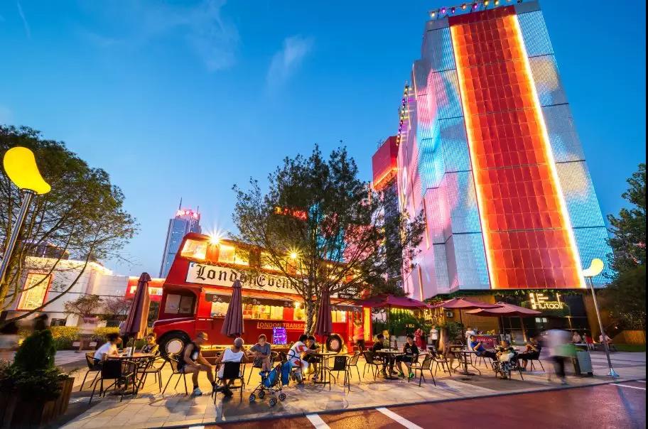 西安創業咖啡街區亮化-信達科技項目