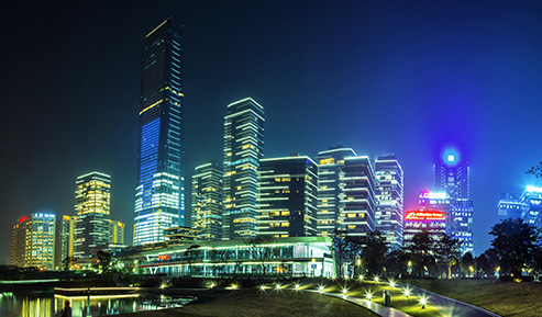 鉆石燈籠、保利國際廣場亮化設計解析