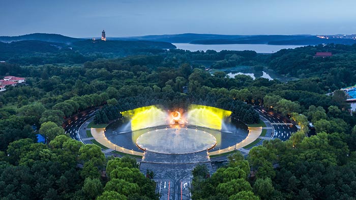 長(zhǎng)春凈月潭燈光秀，第二彈！