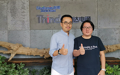 領焰科技總裁楊敏鶴先生參觀信達電通