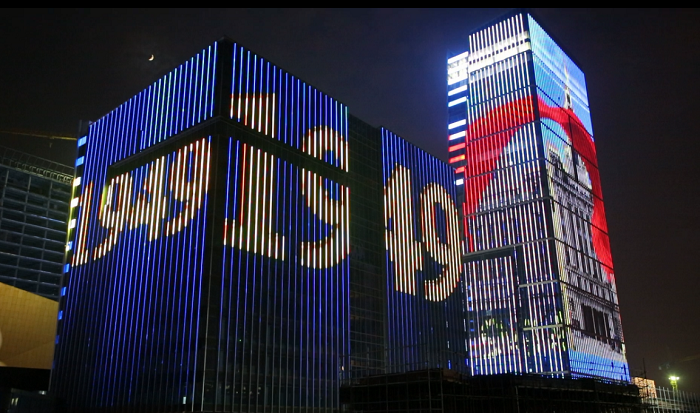 央視上海總站國際傳媒港燈光項(xiàng)目