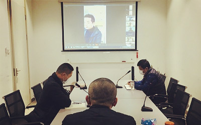 在崗在線-信達電通召開智控系統(tǒng)研發(fā)工作釘釘視頻會議