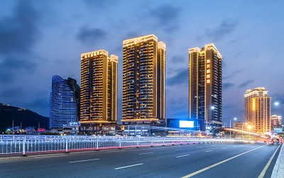 從西安高新區(qū)看樓宇照明設計