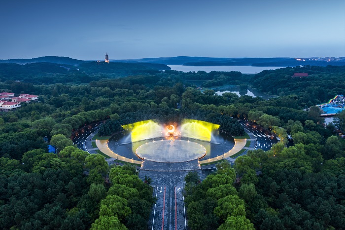 景區(qū)景觀亮化效果圖-信達(dá)電通