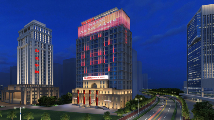 建筑樓體亮化工程-信達(dá)電通 (3)